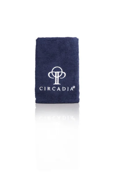 Toalla de spa de microfibra de la marca Circadia - azul 1ud